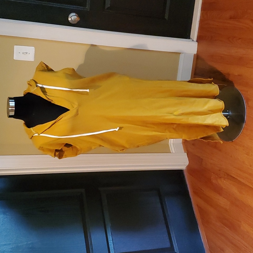 NWT Women's backless, hooded sweatshirt dress